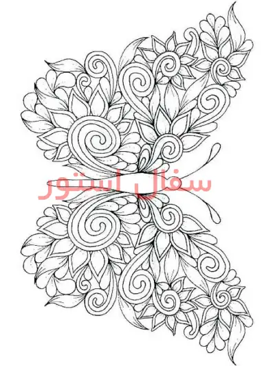 الگوهای پرینت میناکاری پروانه