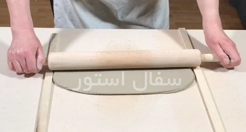 باز کردن خمیر سفال