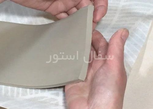 ورقه کردن گل سفالگری