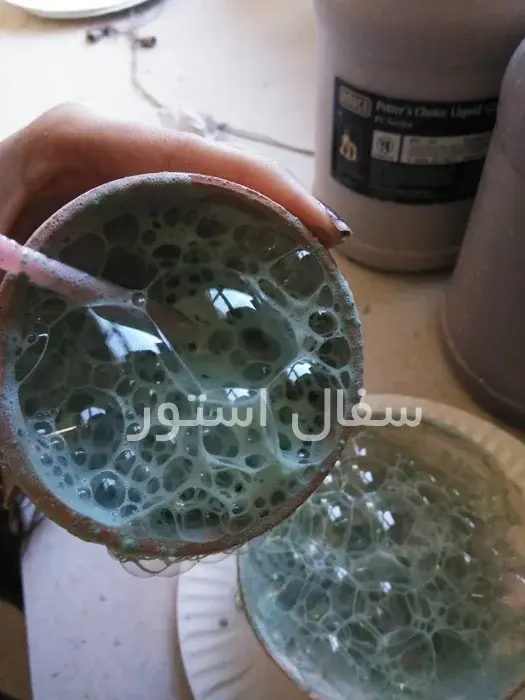 تکنیک لعاب حبابی